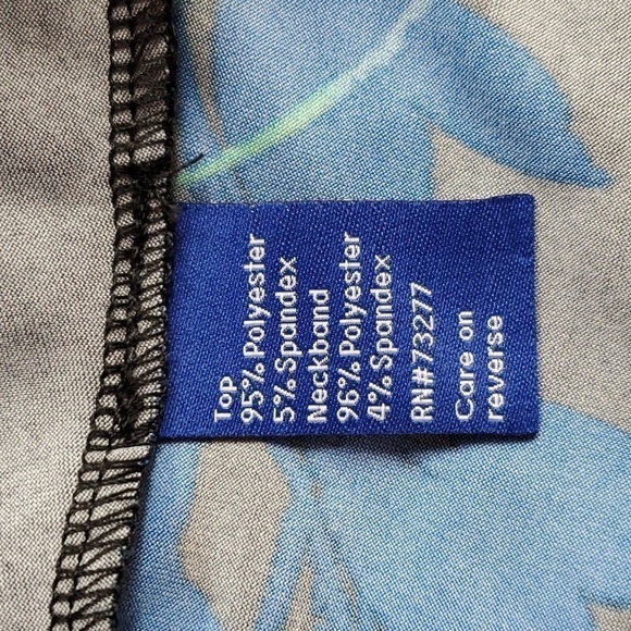 Apt.9 Black Vibrant Floral Tunic Sleeveless Artsy  Sz.XL - Picture 5 of 5